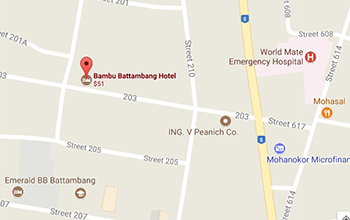 Bambu Battambang Hotel - Location