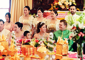 Cambodian khmer wedding