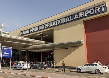 Arrival at Phnom Penh Airport